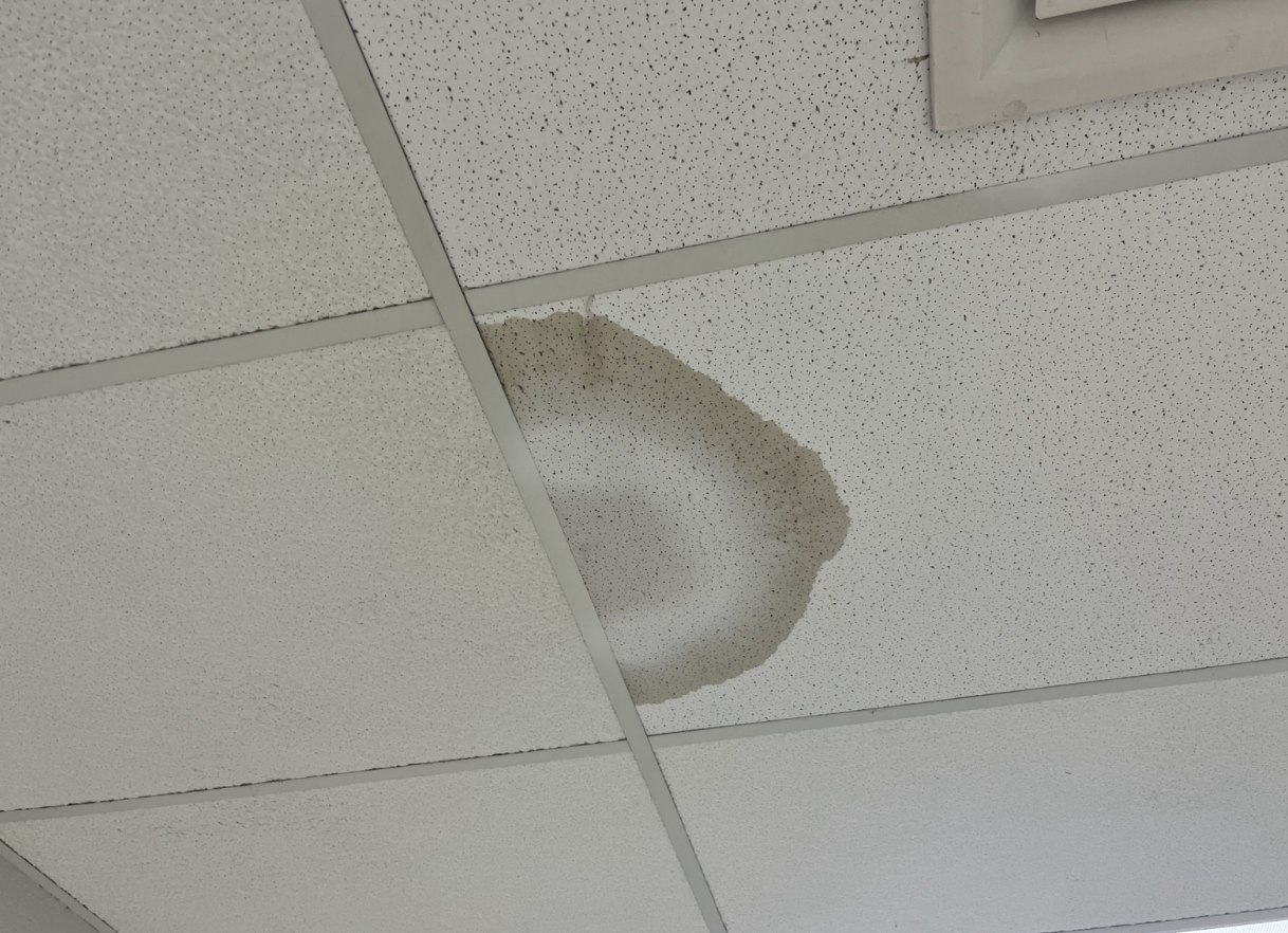 Water infiltration in TMS Classroom